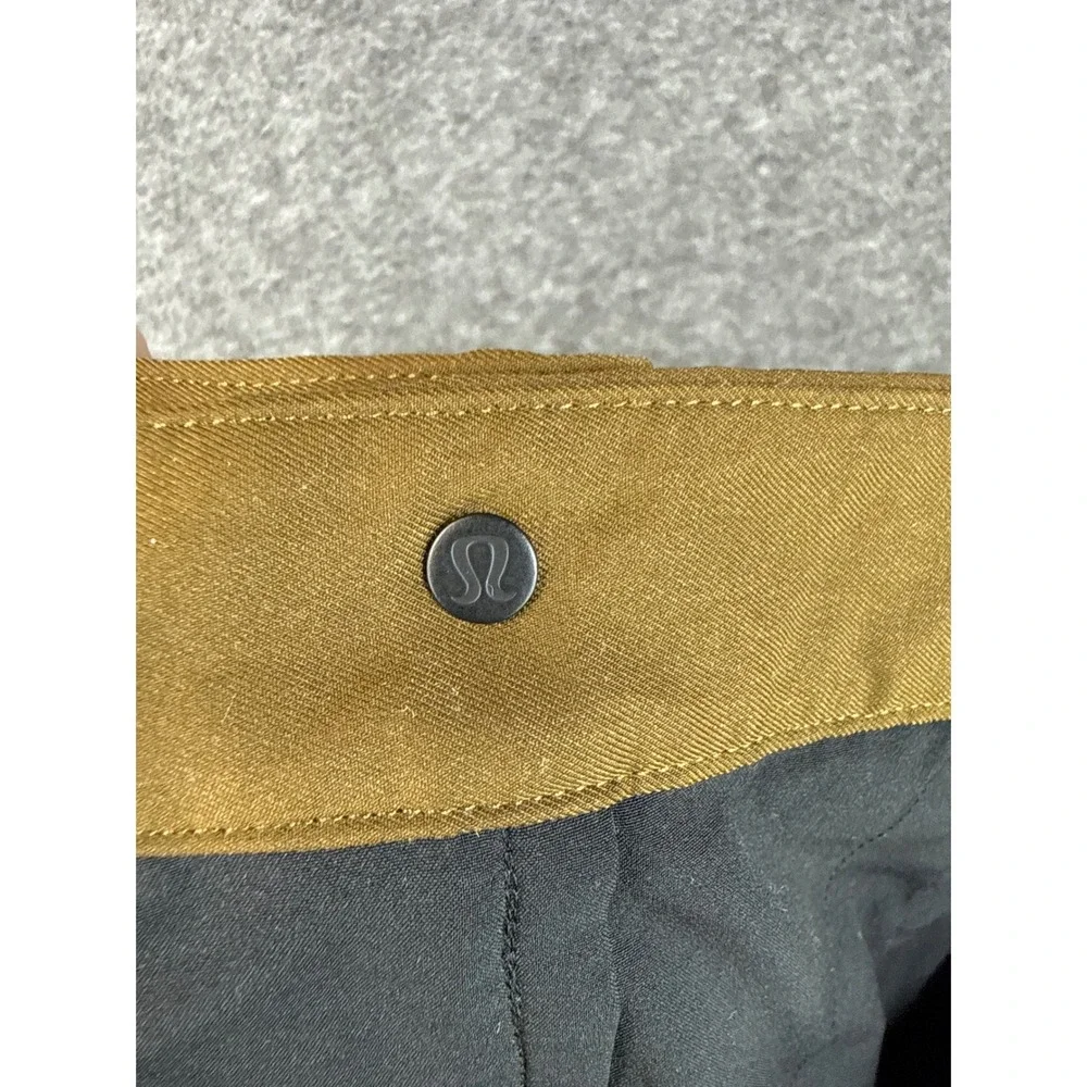 Lululemon ABC Bonded‎ Twill Pant Slim Mens 35x31 Khaki Technical Chino LM5AN2S